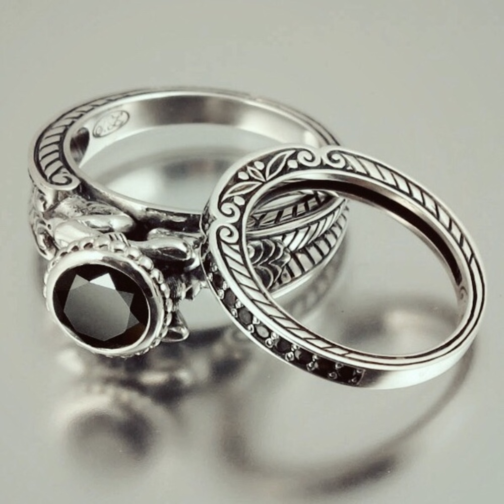 ★ Engagement Wedding Ring Genuine & Very Detailed!